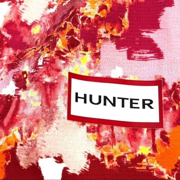 HUNTER FOR TARGET FLORAL HOODED RAIN COAT  EUC - Picture 6 of 9